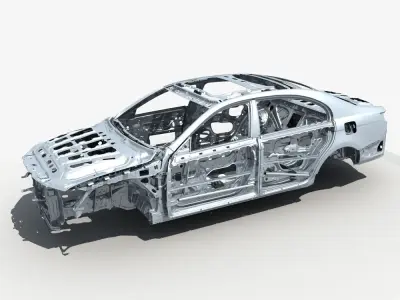 Car Frame 02 3D model