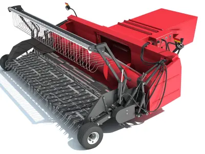 Combine Threshing Header 3D model