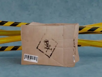 poison box Free 3D model