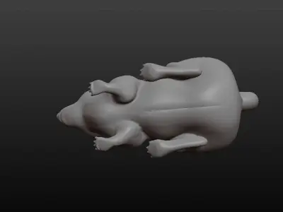rabbit pig 3D model