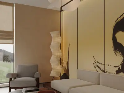 office interior 3D model 5