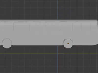 Mercedes Benz O302 Old Bus  Free low-poly 3D model