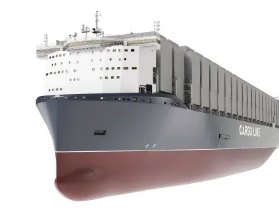 Next Generation Container Ship 3D model