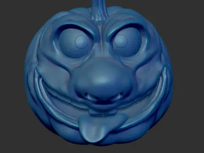 Halloween Pumpkin Head - 3D Model File Free 3D print model