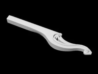 leg High quality 3d models for processing on a cnc machine  3D model