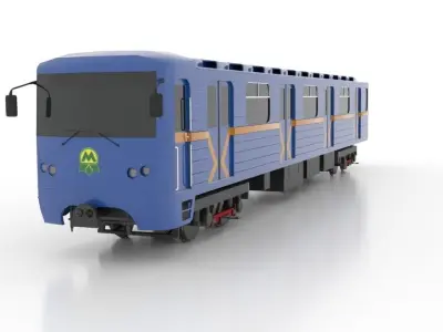 Subway Train 81-7080 1st Generation Low 3D Model Pack