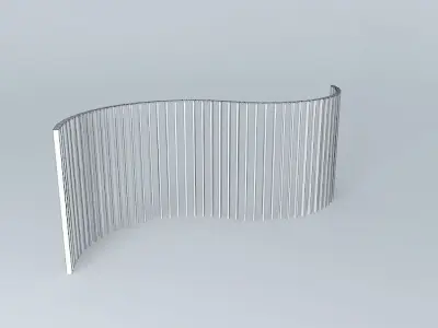 Flex C 4 Inch Curved Wall Free 3D model