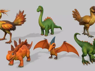 Collection for Illustration - Animal Pack 3D model