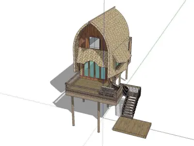 Creative Design-Holiday Cabin-033 3D model
