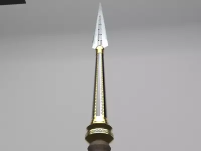 Persian Spear Low-poly 3D model