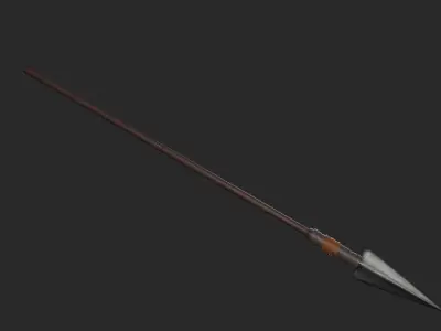 Spear Tarzan jungle spear Free 3D model