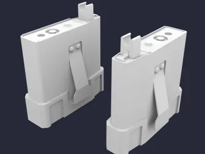  Rifle magazine Low-poly 3D model