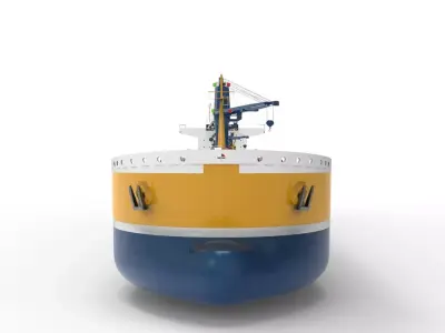 Bulk Carriers Low-poly 3D model
