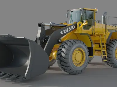 Volvo L350F Wheel  Loader 3D model
