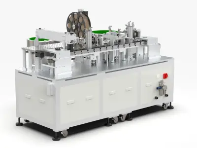 Automatic Solenoid Valve Assembly Machine 3D model