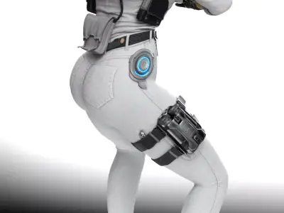 Hailey Tactical Gunner  3D print model