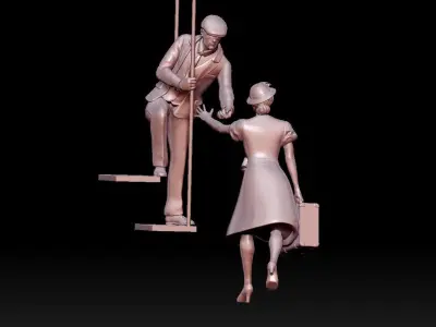 passengers 3D print model purchase