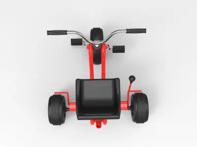 Children trike 3D model