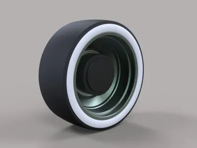 Sport wheel 4 3D model