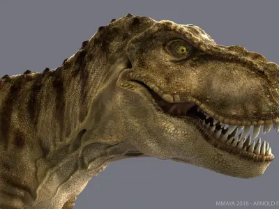 Tyrannosaurus Rex RIGGED 3D model purchase