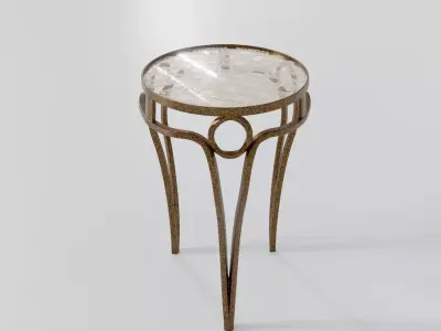 Art Deco Table 02  3D model