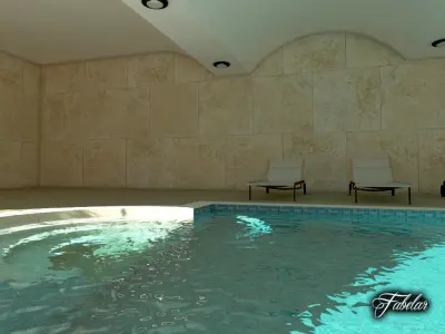 Swimming pool 3D model buy