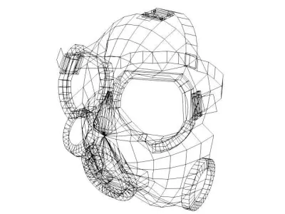 Gasmask Type 4 3D model