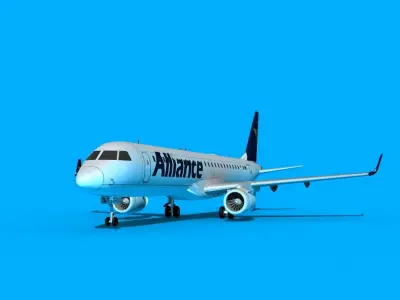 Embraer Emb-190 Alliance 3D model