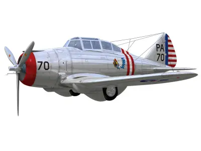 Seversky p-35 3D model buy