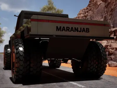 MARANJAB OFFROAD CAR 3D model