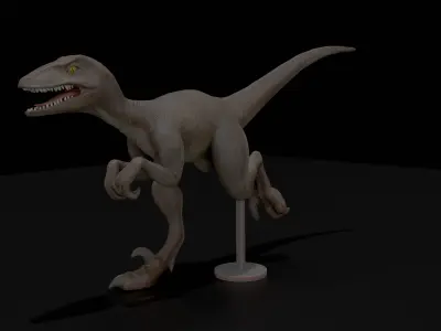 Velociraptor 3D print model