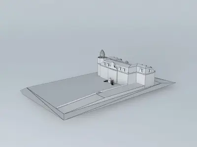 Sorokpolany Szapary castle 3D model