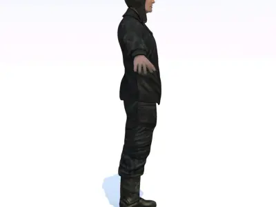Soviet Crewman 3D model