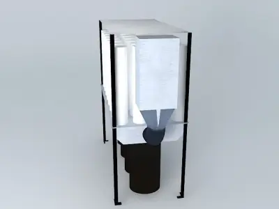 Industrial filter Unit, Nestro Free 3D model