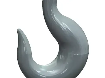 Iron hook  3D model