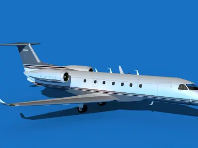 Embraer Legacy500 V01 3D model