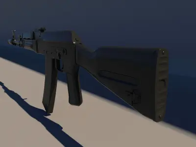 AK-74 3D model