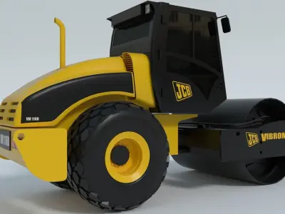JCB  VM115 compactor 3D model