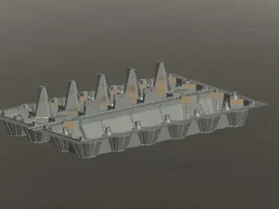 egg tray 12 pice hybrid  3D model