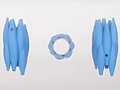 Symbioso - 30mm diameter Broken wood part fixer 3D print model