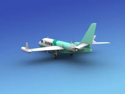 IAI Westwind II V 3D model 2