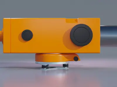 Theodolite - Leveling Machine 3D model