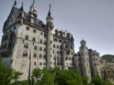 Castle Neuschwanstein Germany 3D model