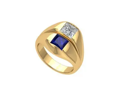 Wedding Ring  3D print model 400