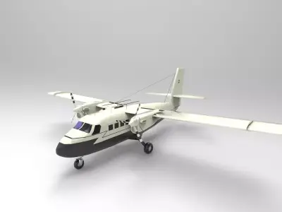 DHC-6 Twin Otter 3D model