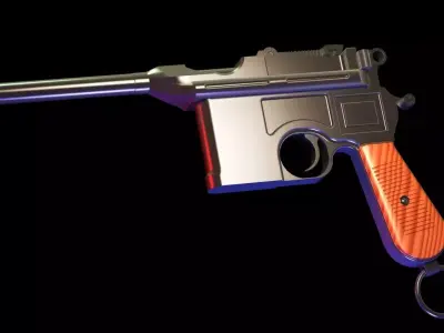 Mauser C96 3D model