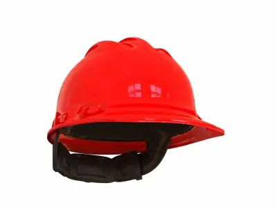 Safety Helmet Low-poly 3D model get