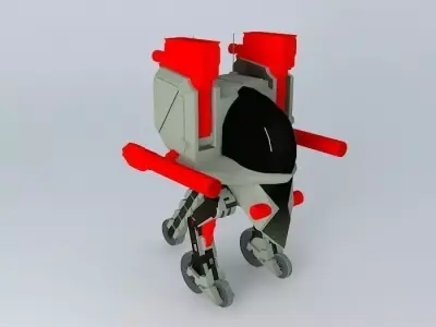 Gun Ru steel skull Free 3D model