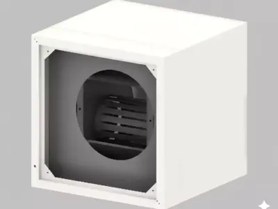 Positive Pressurization Unit PPU CAD Model 3D model