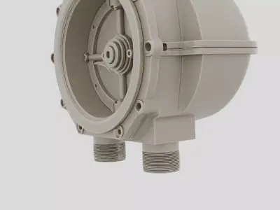 Industrial Factory Valve Actuator Housing for 3D print 3D model